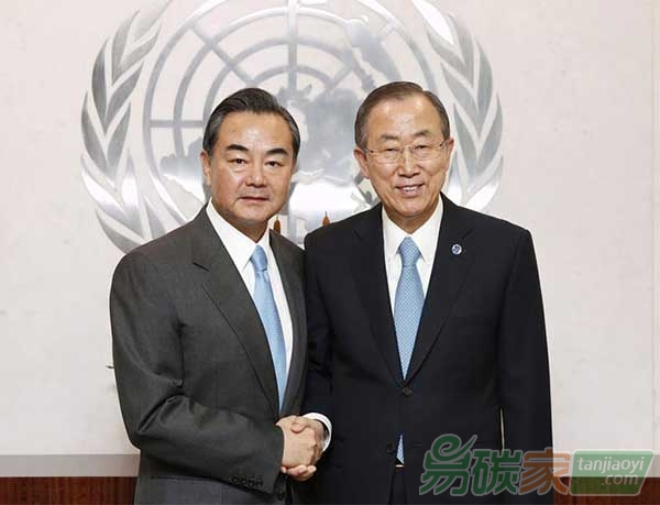  潘基文:呼吁中方在氣候變化、可持續(xù)發(fā)展等領(lǐng)域發(fā)揮大作用